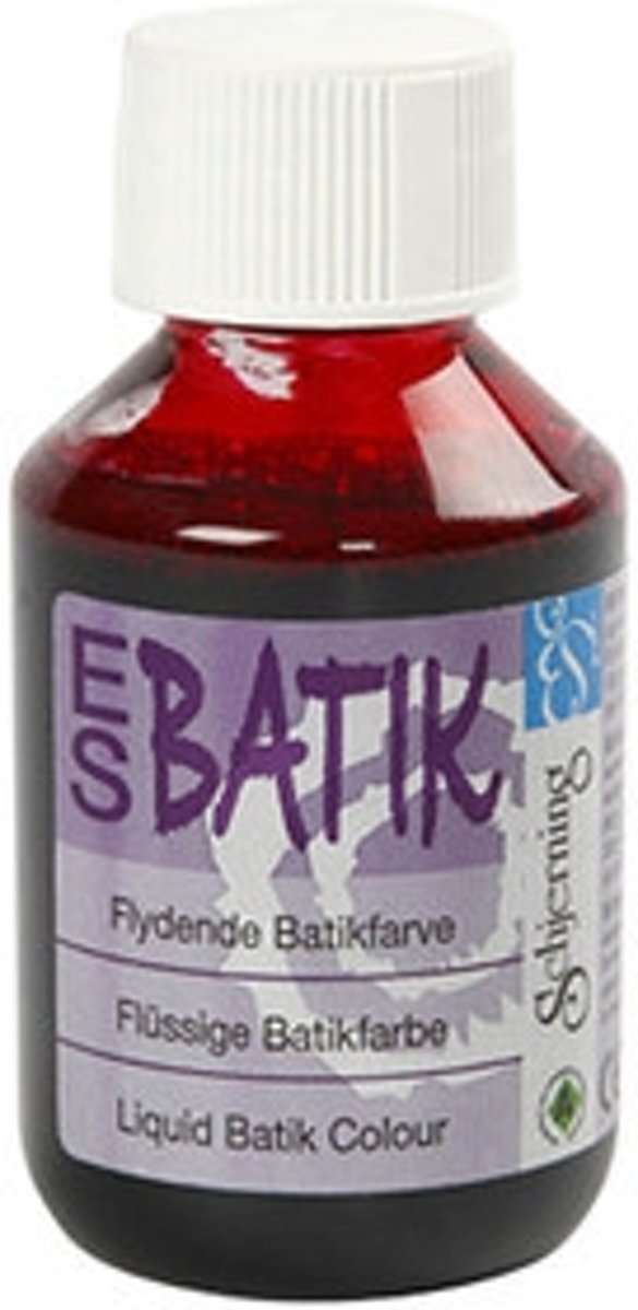 Batikverf, roze, 100ml [HOB-33343]